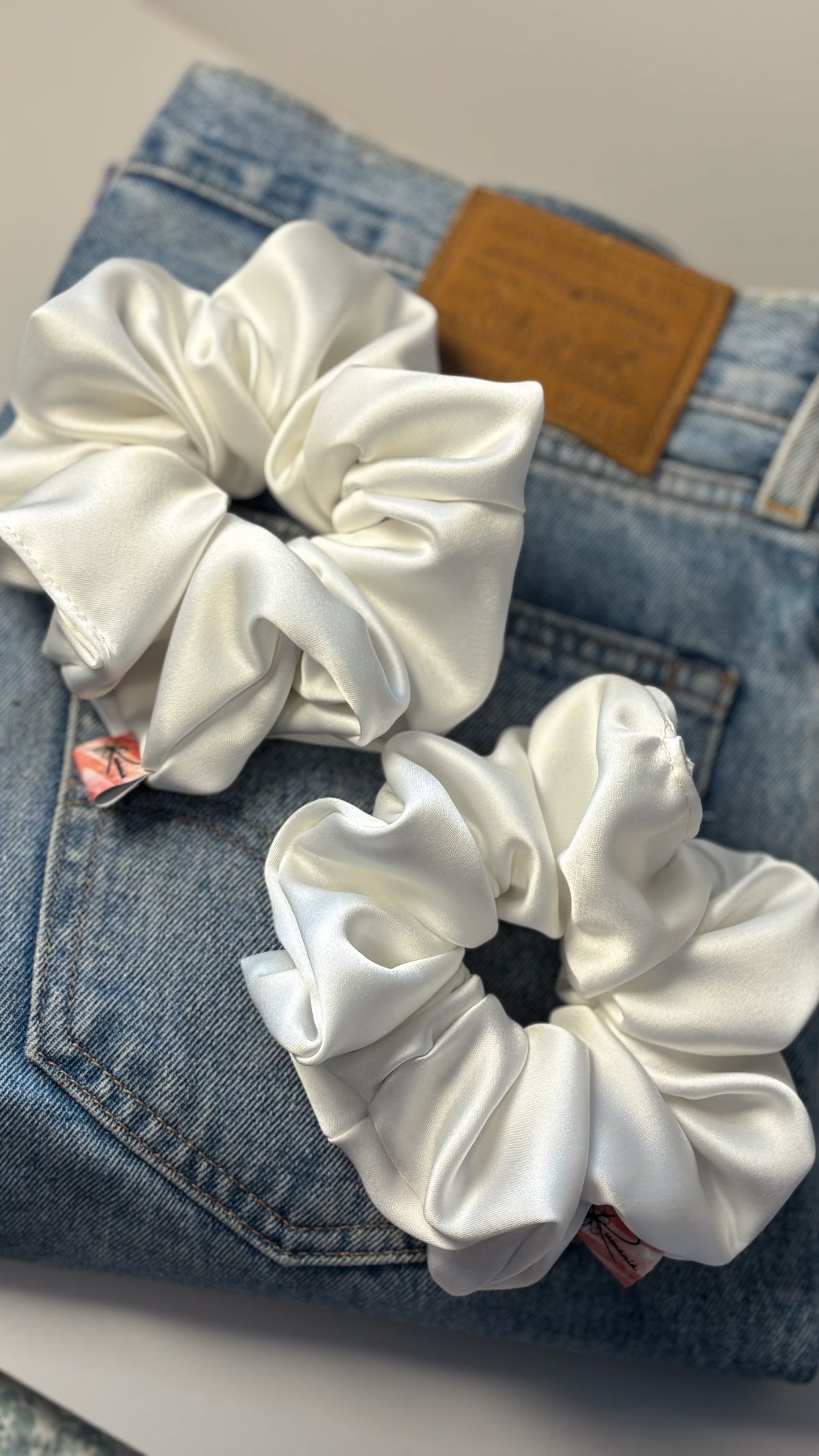 Scrunchie Blanco Invierno
